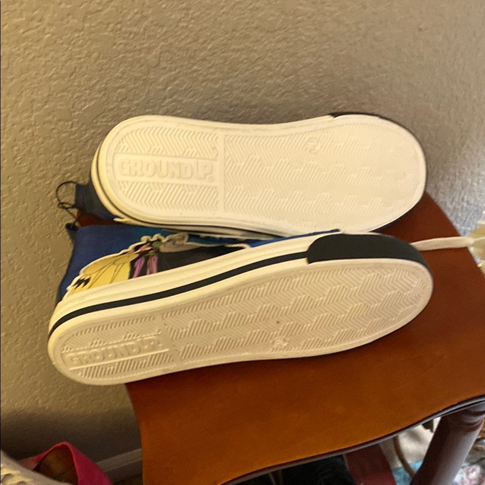Disney Blue and White High-Top Sneakers - Picture 12 of 14